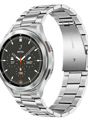 Металлический ремешок primolux для часов samsung galaxy watch 4 classic 46mm sm-r890 / sm-r895 - silver