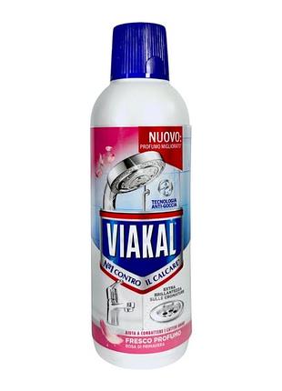Гель от известкового налета viakal розовый парфюмированный e fresco profumo rosa, 470 мл