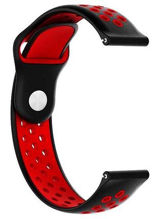 Спортивный ремешок primo perfor sport для часов motorola moto 360 2nd gen (42 mm ) - black&red