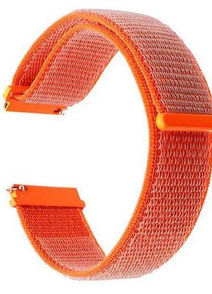 Нейлоновий ремінець для годинника samsung galaxy watch active (sm-r500) / active 2 (sm-r820/r830) - orange