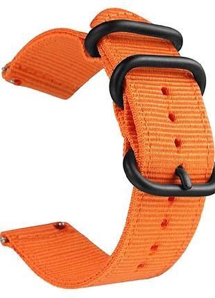 Нейлоновый ремешок primo traveller для часов samsung galaxy watch 3 41mm (sm-r850) - orange
