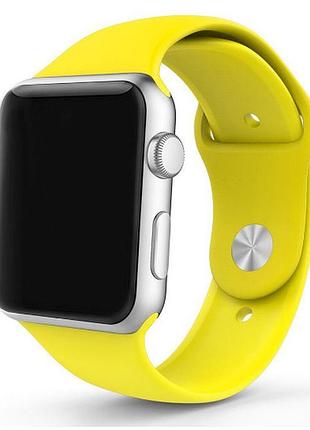 Спортивный ремешок primo для apple watch 38mm / 40mm / 41mm размер s- yellow