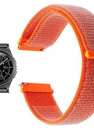 Нейлоновий ремінець primo для годинника samsung gear s2 classic sm-r732 / rm-735 - orange