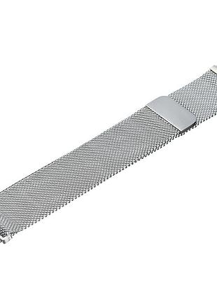 Міланський сітчастий ремінець primo для годинника samsung galaxy watch 3 41mm (sm-r850) - silver