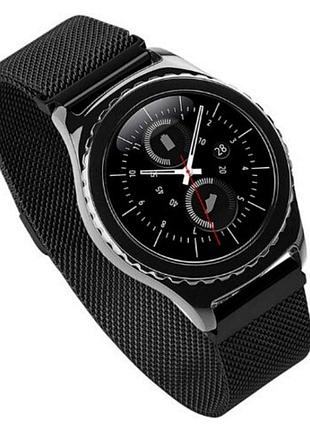 Міланський сітчастий ремінець primo для годинника samsung gear s2 classic (sm-r732 / sm-r735) - black