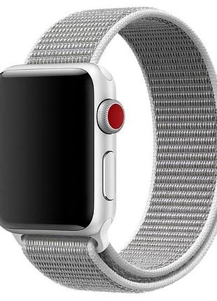 Нейлоновий ремінець primo для apple watch 38mm / 40mm / 41mm - white