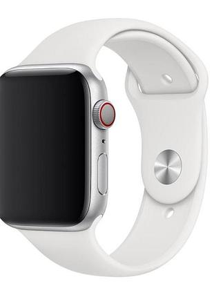 Спортивный ремешок primolux для часов apple watch 38mm / 40mm / 41mm размер l - white