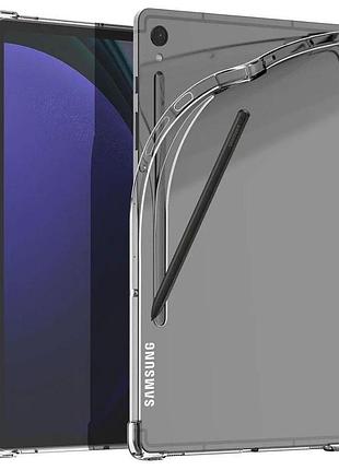 Силиконовый чехол бампер primolux silicone для планшета samsung galaxy tab s10 fe 10.9" - clear