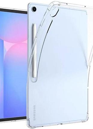 Силиконовый чехол бампер primolux silicone для планшета samsung galaxy tab s10 lite 10.9" - clear