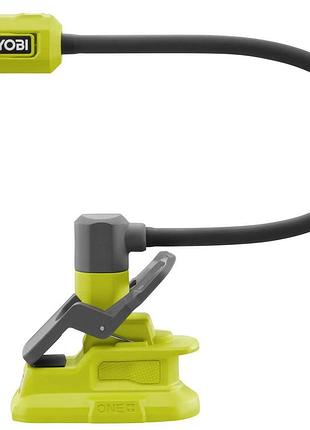 Фонарь инспекционный аккумуляторный ryobi 5133005595 one+ rlcf18-0, 18в, 400лм, 2 функции освещения, гибкий, зажим без акб и зу