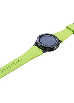 Силиконовый ремешок primo для часов samsung gear s3 classic sm-r770 / frontier rm-760 - light green