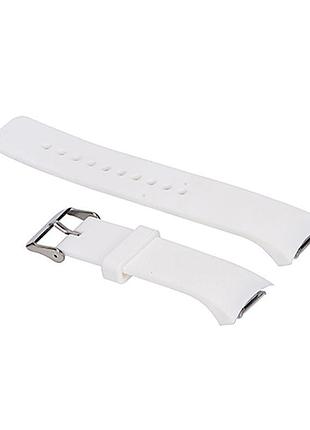 Силіконовий ремінець primo для годинника samsung gear s2 sports sm-r720 / sm-r730 white