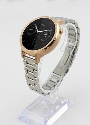 Металлический ремешок primo для часов motorola moto 360 2nd gen (46mm) - silver