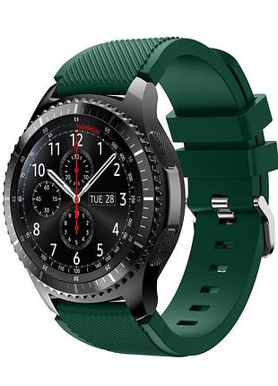 Силиконовый ремешок primo для часов samsung gear s3 classic sm-r770 / frontier rm-760 - army green