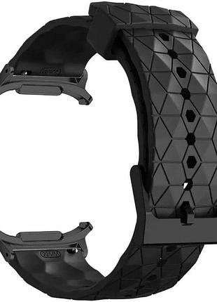 Ремінець primolux dimond силіконовий для годинника samsung galaxy watch ultra 47 mm (sm-l705) - black