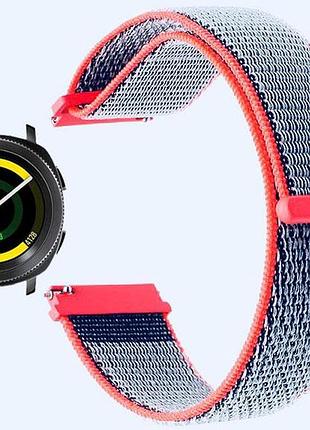 Нейлоновий ремінець primo для годинника samsung sport gear sm-r600 - neon red