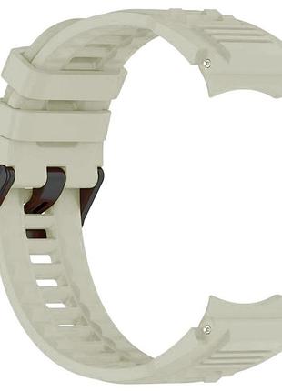 Силиконовый ремешок primolux для смарт-часов amazfit t-rex 3 pro 48mm - white