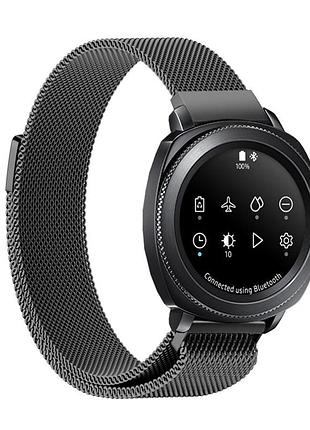 Міланський сітчастий ремінець primo для годинника samsung sport gear (sm-r600) - black