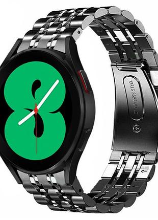 Металлический ремешок primolux steel link для часов samsung galaxy watch 4 44mm sm-r870 - black