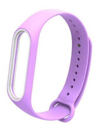 Силиконовый ремешок primo для фитнес-браслета xiaomi mi band 3 / band 4 - purple