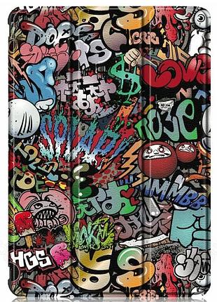 Чехол primolux slim для планшета samsung galaxy tab a11 plus 11" (sm-x236 / sm-x230) - graffiti