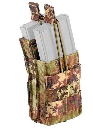 Подсумок defcon 5 m4 open/split для 2 магазинов ar-15 camo