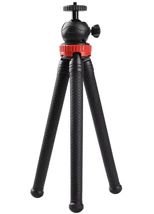 Гибкий штатив осьминог primo octopus big - black/red