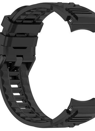 Силиконовый ремешок primolux для смарт-часов amazfit t-rex 3 pro 48mm - black
