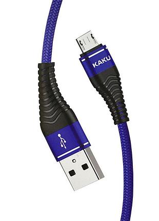 Usb кабель kaku ksc-098 usb - micro usb 1.2m / 2.8a - blue