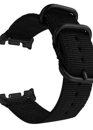Нейлоновий ремінець primolux traveller для годинника samsung galaxy watch 8 (46 mm / 44 mm / 40 mm) - black