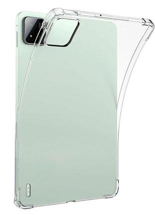 Силиконовый чехол бампер primolux silicone для планшета poco pad x1 11.2" 2025 - clear