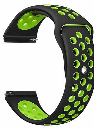 Спортивный ремешок primo perfor sport для часов huawei watch 2 - black&green