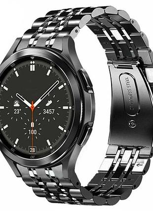 Металлический ремешок primolux steel link для часов samsung galaxy watch 4 classic 46mm - black