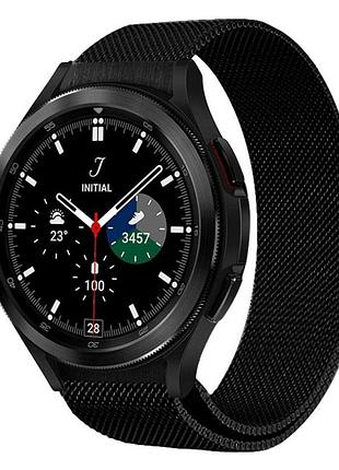 Міланський сітчастий ремінець primolux для годинника samsung galaxy watch 4 classic 42mm sm-r880 - black