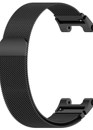 Міланський сітчастий ремінець primo для годинника xiaomi amazfit t-rex (a1918) / t-rex pro (a2013) - black
