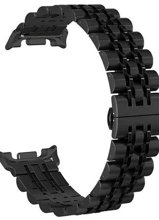 Металлический ремешок primolux steel link для часов samsung galaxy watch 8 (46 mm / 44 mm / 40 mm) - black