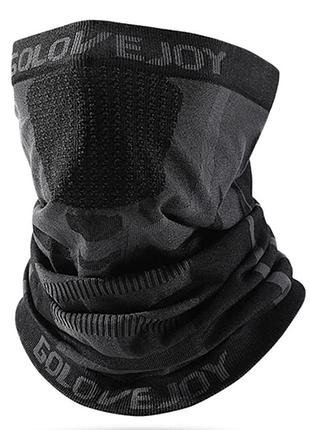 Бафф primo golovejoy dtg15 шарф-труба на шию, buff мультифункціональний - black