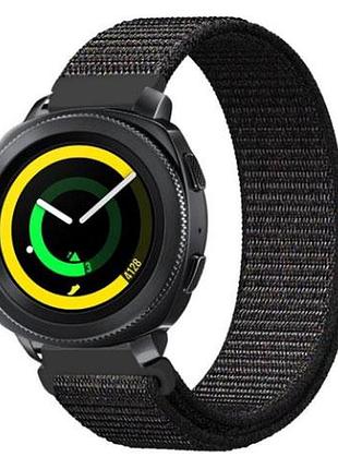 Нейлоновий ремінець primo для годинника samsung gear sport sm-r600 - black