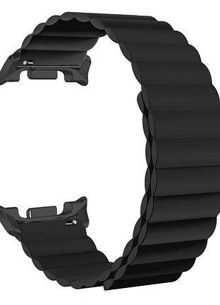 Ремінець primolux magnet для годинника samsung galaxy watch 8 (46 mm / 44 mm / 40 mm) - black