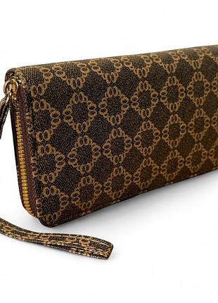 Жіночий клатч гаманець primolux fashion wallet портмоне - coffee