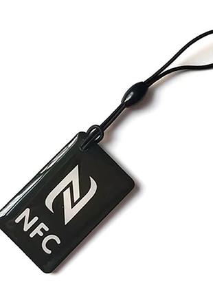 Nfc мітка брелок primo ntag213 - black