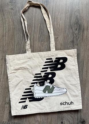 Сумка на плече шоппер new balance organic месенджер для покупок