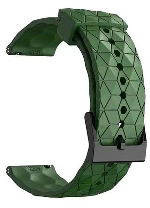 Ремінець primolux dimond силіконовий для годинника amazfit bip 5 / bip 6 - army green