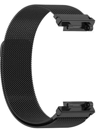 Міланський сітчастий ремінець primolux для годинника xiaomi amazfit t-rex 2 (a2170) - black