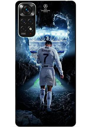Силіконовий чохол бампер для xiaomi redmi note 11s / note 11 з малюнком ronaldo роналдо