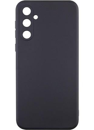 Чехол fiji style для samsung galaxy s23 (s911) силикон бампер с защитой блока камер черный