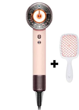 🌸✨ фен supersonic nural hd16 + расческа сакура – умный уход за волосами ceramic pink / rose gold sakura 💎