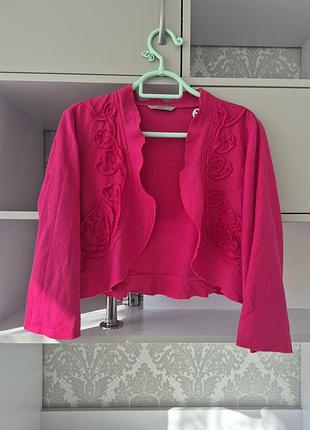 Жакет болеро женское из льна и вискозы marks &amp; spencer