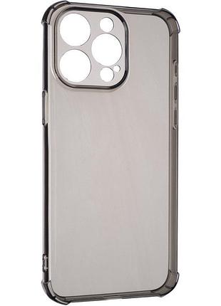Чехол fiji proof для apple iphone 15 pro прозрачный бампер с усиленными бортами black