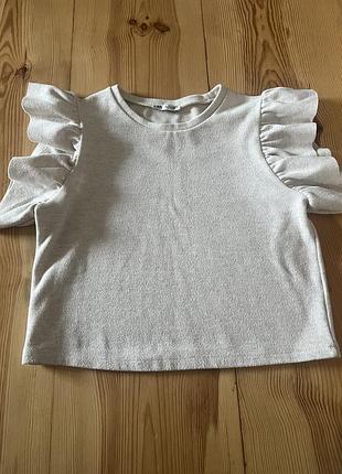 Кофта-футболка zara, розмір m-l